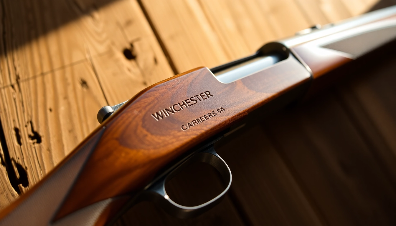The 32 WIN cartridge and Winchester rifle showcasing classic design and craftsmanship, perfect for hunting and firearm enthusiasts.