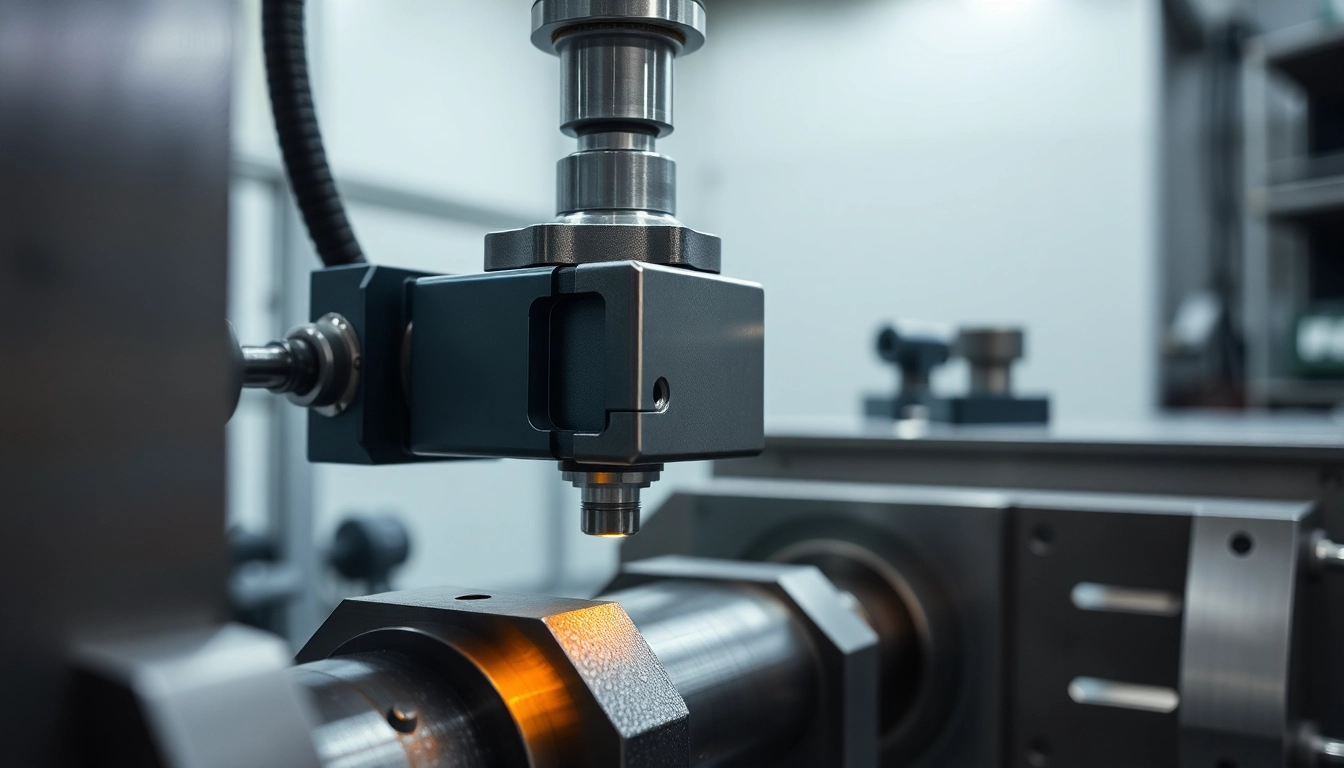 Pneumatische Spannvorrichtung in Anwendung bei CNC-Maschine, zeigt präzentes Spannen von Werkstücken