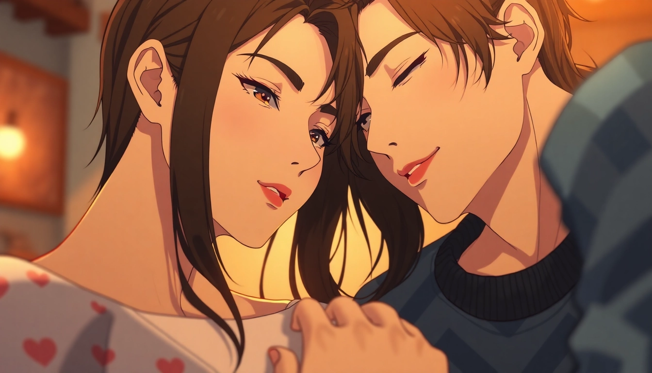 Captivating NSFW AI scene showcasing realistic characters with emotional expression, designed for adult content creators and enthusiasts.