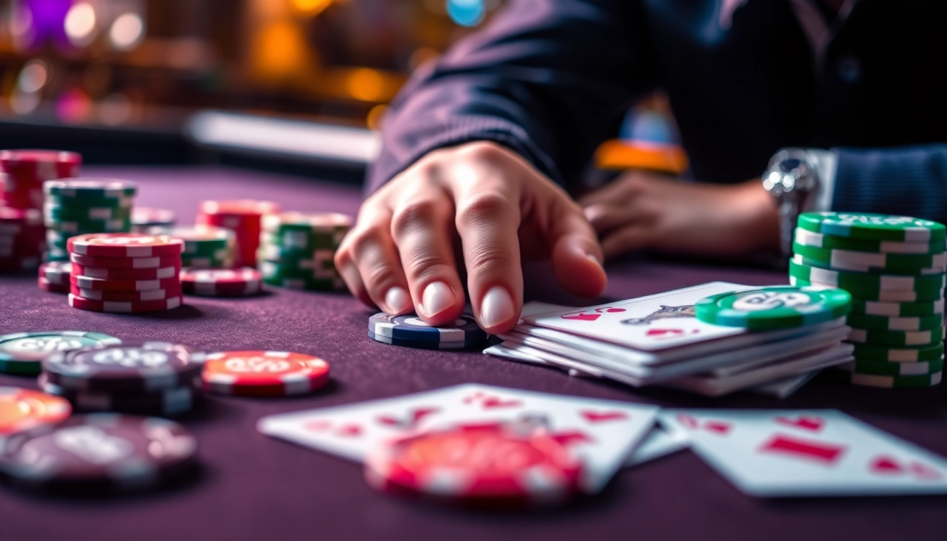Pokerbros Diamond Union online poker game scene with chips and cards on a well-lit table, showcasing an engaging virtual poker environment for players.