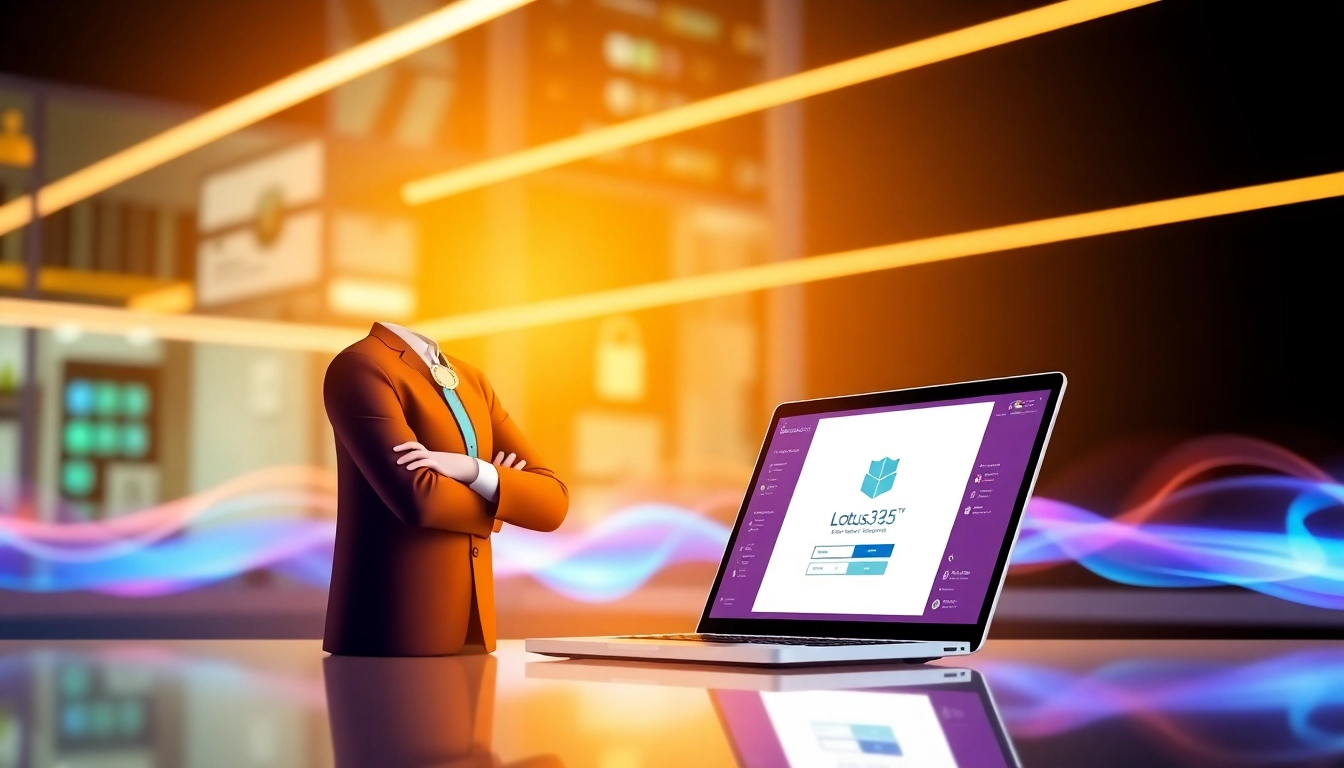 Secure Lotus365 Book login interface on a laptop, emphasizing user access and password change process for enhanced security.
