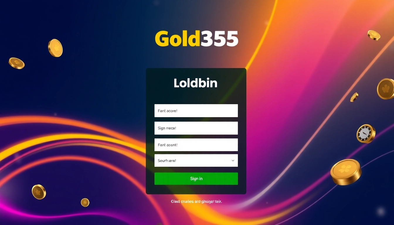 Gold365 Login page with secure access and modern interface for seamless betting experience.